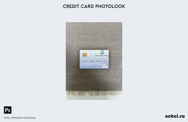 цифровая загрузка Сан Марино Banca di San Marino виза дебетовая карта фотошаблон
